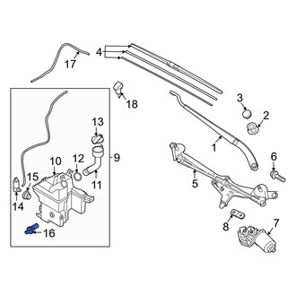 Hyundai OE - Front Washer Fluid Level Sensor