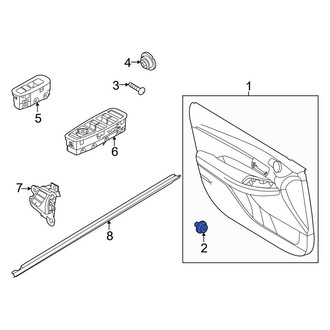 Hyundai OE - Door Interior Trim Panel Retainer