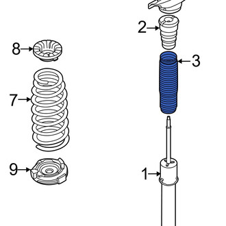 Hyundai OE - Rear Suspension Shock Absorber Bellows