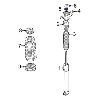 Hyundai OE - Upper Suspension Shock Absorber Nut