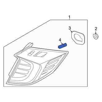 Hyundai OE - Rear Tail Light Bulb