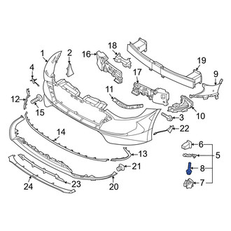 Hyundai OE - Bumper Cover Screw