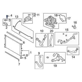 Hyundai OE - Radiator Mount Bolt