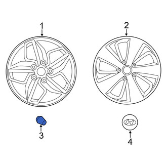 Hyundai OE - Wheel Lug Nut