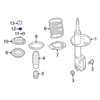 Hyundai OE - Suspension Strut Mount Nut