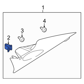 Hyundai OE - Upper Quarter Panel Trim Panel Clip
