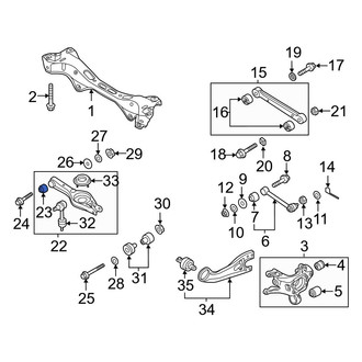 Hyundai OE - Front Forward Suspension Control Arm Bushing