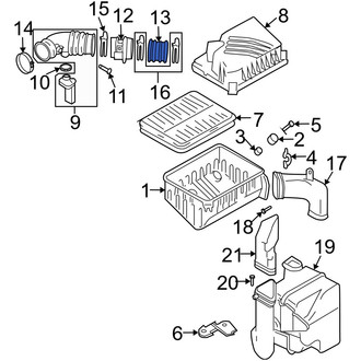 Hyundai OE - Engine Air Intake Hose