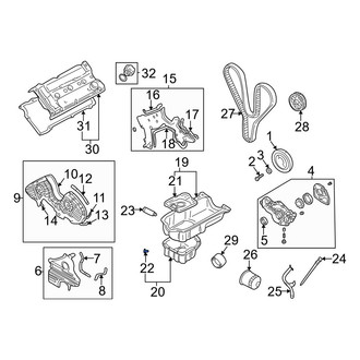 Hyundai OE - Engine Oil Drain Plug