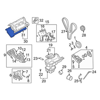 Hyundai OE - Engine Valve Cover Gasket