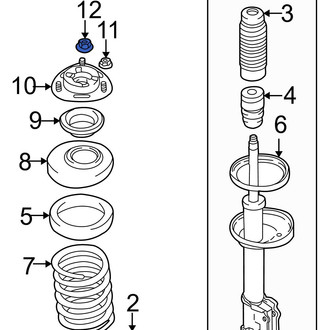 Hyundai OE - Suspension Crossmember Nut