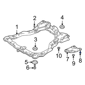 Hyundai OE - Rear Suspension Crossmember Bolt