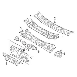 Hyundai OE - Quarter Panel Splash Shield Nut