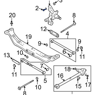 Hyundai OE - Rear Suspension Knuckle Bolt