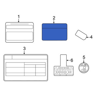 Hyundai OE - A/C System Information Label