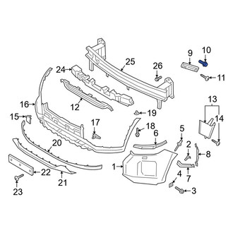 Hyundai OE - Bumper Cover Bolt