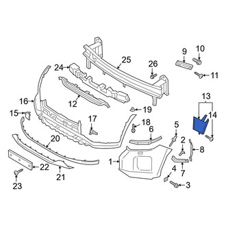 Hyundai OE - Front Right Brake Air Duct