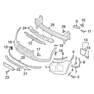 Hyundai OE - Front Tow Eye Cap
