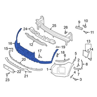 Hyundai OE - Front Lower Bumper Cover