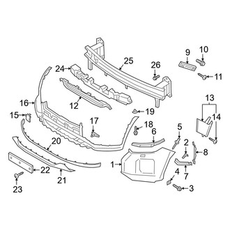 Hyundai OE - Front Bumper & Grille - Bumper & Components