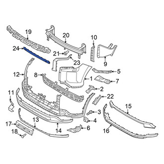 Hyundai OE - Front Left Bumper Trim
