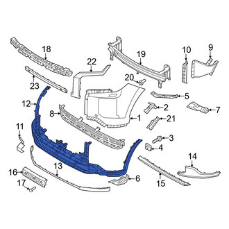 Hyundai OE - Front Lower Bumper Cover