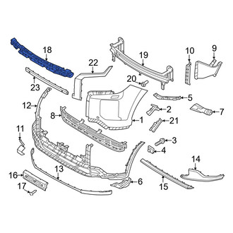 Hyundai OE - Front Bumper Impact Absorber