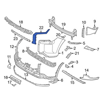 Hyundai OE - Front Center Bumper Trim