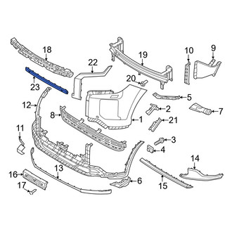 Hyundai OE - Front Center Bumper Trim