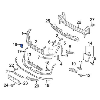 Hyundai OE - Front Tow Eye Cap