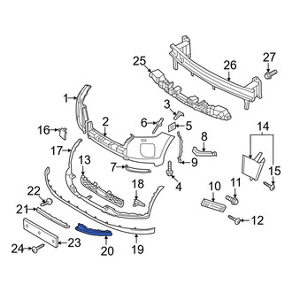 Hyundai OE - Front Left Valance Panel
