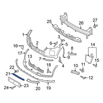 Hyundai OE - Front Center Valance Panel