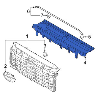 Hyundai OE - Front Radiator Support Access Cover
