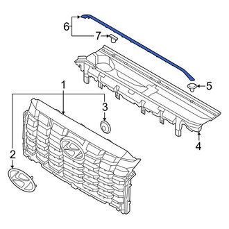 Hyundai OE - Front Hood Seal