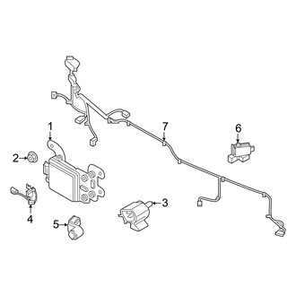 Hyundai OE - Front Bumper & Grille - Electrical Components (Limited / SE / SEL / XRT)
