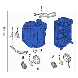 Hyundai OE - Front Left Headlight Assembly