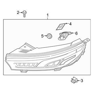 Hyundai OE - Front Lamps - Daytime Running Lamp Components