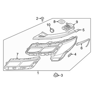 Hyundai OE - Front Lamps - Daytime Running Lamp Components