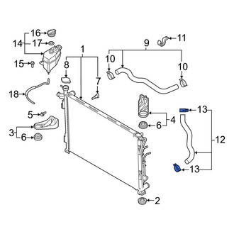 Hyundai OE - Radiator Hose Clamp
