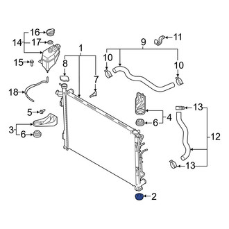 Hyundai OE - Intercooler Insulator