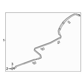 Hyundai OE - Air Conditioner & Heater - Rear A/C Lines