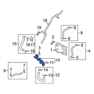 Hyundai OE - Automatic Transmission Oil Cooler Thermostat