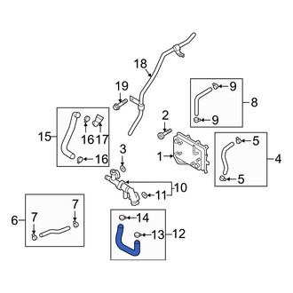 Hyundai OE - Lower Radiator Coolant Hose
