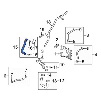 Hyundai OE - Upper Radiator Coolant Hose