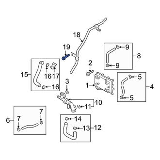 Hyundai OE - Turbocharger Coolant Line Bolt