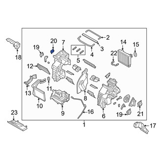 Hyundai OE - HVAC Air Inlet Door Actuator