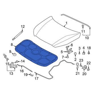 Hyundai OE - Hood Insulation Pad