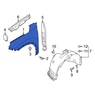 Hyundai OE - Front Left Fender
