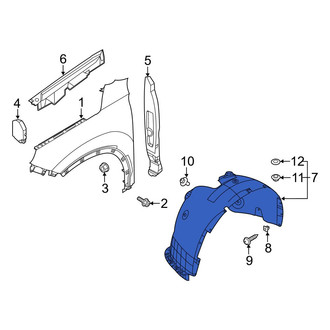 Hyundai OE - Front Left Fender Splash Shield