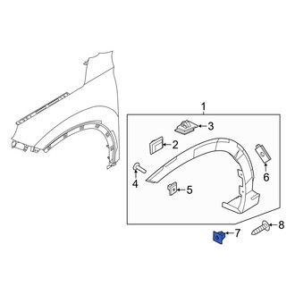 Hyundai OE - Wheel Arch Molding Nut